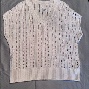 Joie Ivory V-Neck Sweater